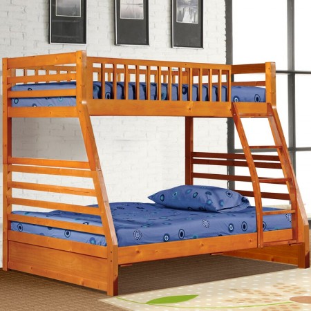 B129 Oak : Giường 2 Tầng Leo Thang - 1m / 1m4 B129 Oak : Giường 2 Tầng Leo Thang - 1m / 1m4